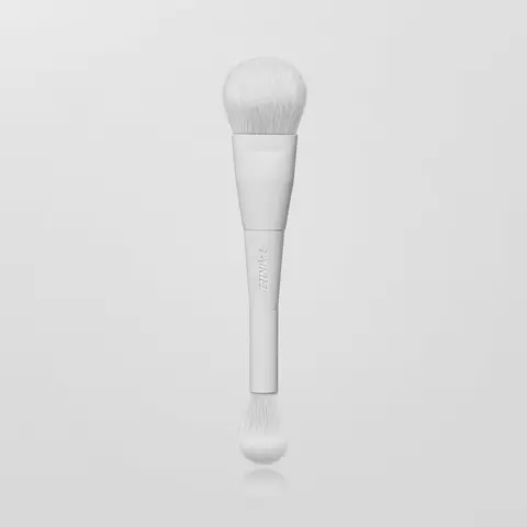 Painted J15 Dual Ended Blush Brush For Super Pigmented Cream Makeup and Blended Powder Makeup Application