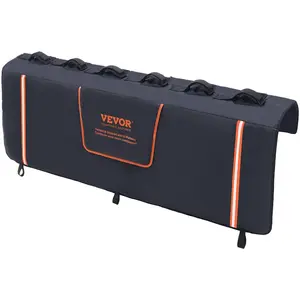 VEVOR Tailgate Bike Pad, 33 Truck Tailgate Pad Carry 2 Mountain Bikes, Tailgate Protection Pad with Reflective Strips and Tool Pocket, Universal Tailgate Pad for Small - Size Pickup TrucksVEVOR Super Brand Day