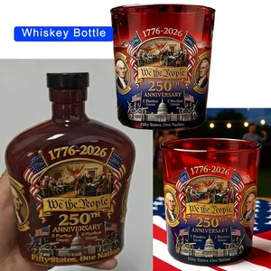 250th Anniversary Decanter | Collector's Edition Decanter | 1776–2026 "We the People" 250th Anniversary Decanter | Home Décor