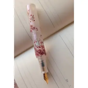 Kitsune Flash - Custom Fountain Pen Majohn Wancai Mini