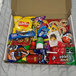 Variedad de chips Snack Crunchy