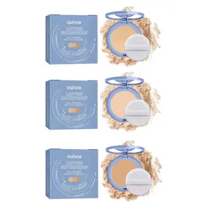 OUHOE Setting Powder — Flawless finish, long-lasting, resists smudging; touch-up powder with a natural, lightweight, breathable texture