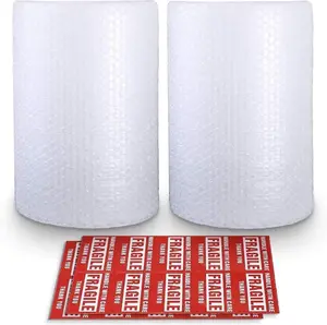 Offitecture Nylon Bubble Cushioning Wrap Roll, 3/16” Air Bubble, 12 Inch x 36 Feet, Perforated Every 12”, (12"x36'x2 rolls)
