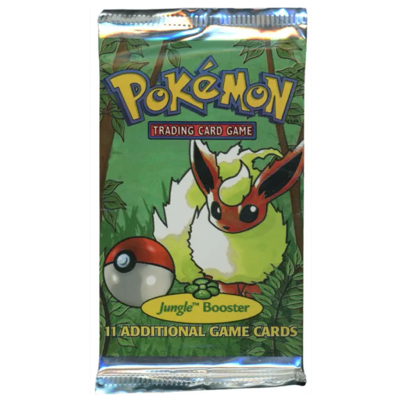 pokemon jungle unlimited booster pack Pokemon Jungle 1st Edition Booster Pack HOLO GUARANTEED