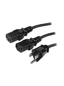 StarTech ST-PXT101Y10 10 ft. C13 Y-Cable - Power Splitter Cable 5-15P-C13