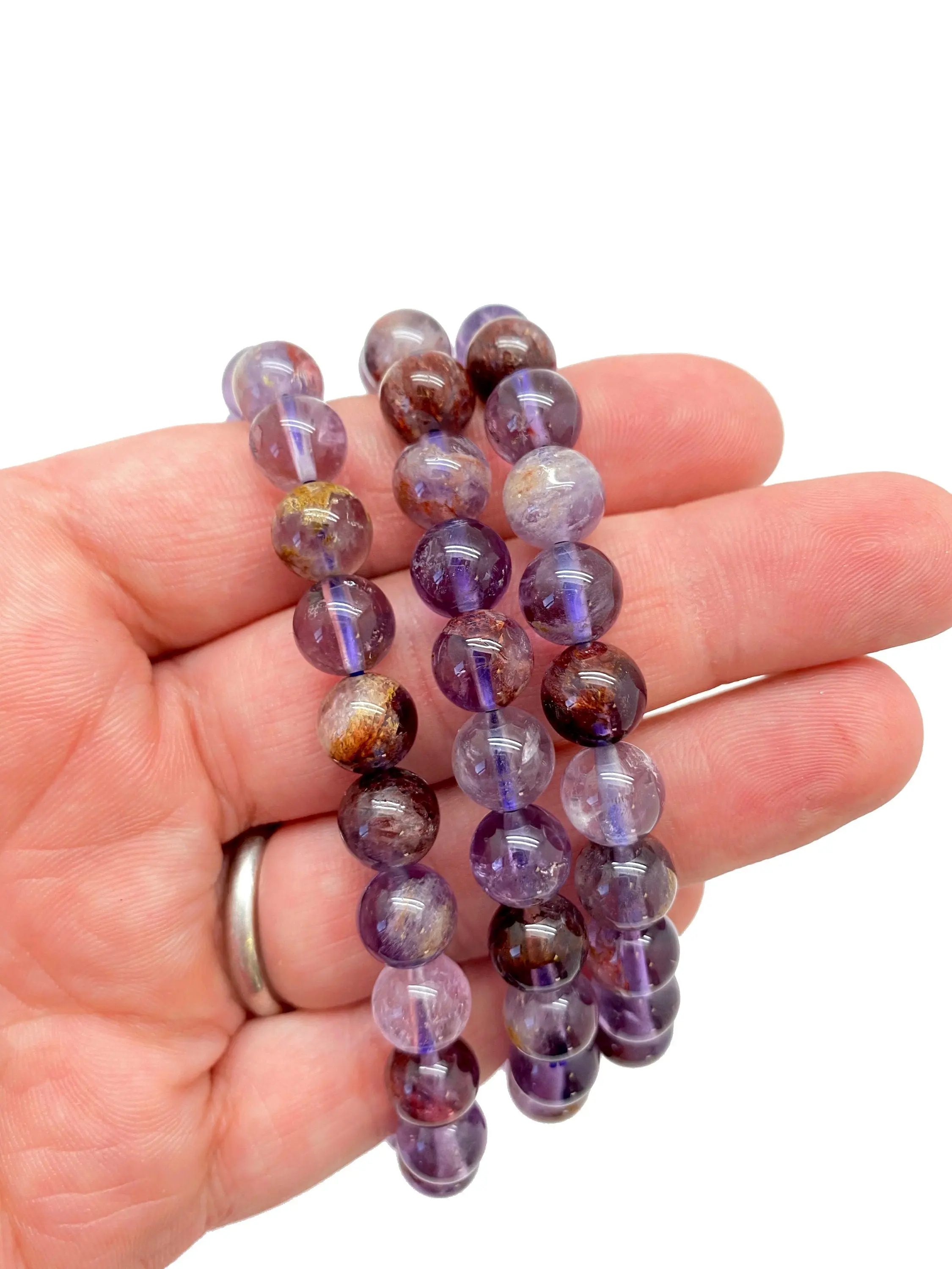 Super Seven Elastic Bracelet - 6mm or 8mm Beads
