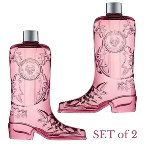 Wild Country for Her Boot EDP 5 fl. oz. 150 ml. Vintage Boot Fragrance Decanter Set of 2