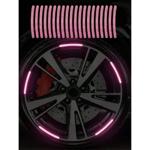 20pcs Car Reflective Stickers - High-Visibility Safety Decals for Vehicle Surfaces, Essential Auto Decor & Protection Accessories