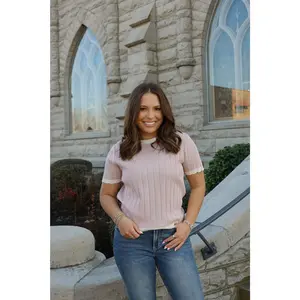 Mabel Mauve Knit Top