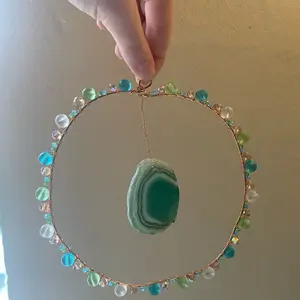 Handmade Beaded Suncatchers, Decorative Window Hangings for Home, Garden, or Office