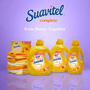 Suavitel Complete Liquid Fabric Softener and Conditioner, Morning Sun, 100 oz, 100 Small Loads