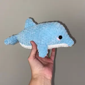 Crocheted Dolphin Plushy