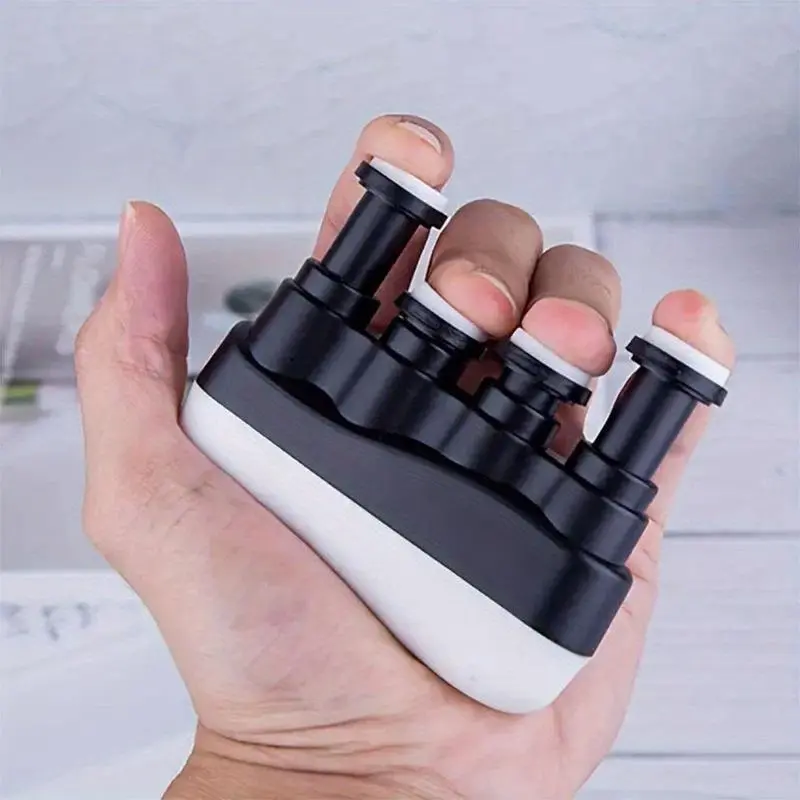 Finger Strength Trainer, 1 Count Finger Exerciser, Finger Strength Training Tool, Hand Strengthener for Piano Guitar Practice, Adjustable Hand Strengthener