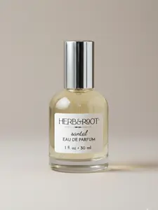 Herb & Root Santal Perfume for Men or Women | Raw Indian Sandalwood with Leather and Balsam | Woody Unisex Scent Perfume Spray nlog  perfume