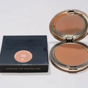 Luxe Glow Cosmetics Oil Control Matte Face Powder - Shade 08 - Compact Flawless Makeup Product for Matte Finish with Silk Powders & Micro-Blurring Technology Cosmetic