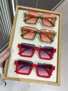 Trendy Glasses Set, Rectangle Frame Glasses for Everyday Use, Fashion Accessories for Outdoor Activities, Stylish Glasses