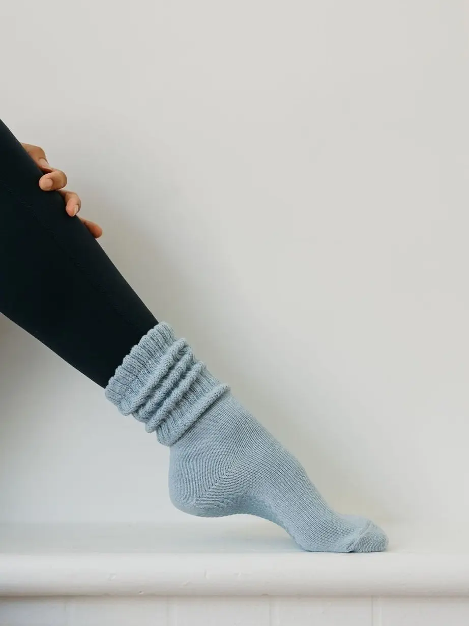 Lotties slouchy socks with classic grips