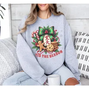 Mahjong Christmas Sweatshirt For Women Holiday Mahjong Gift Mahjong Shirt Mahjong Game American Mahjong Game Lover Gift Mahjong Game