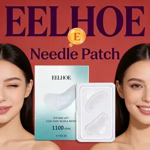 EELHOE Needle Patch - Hyaluronic Acid & Vitamin E Microneedle Eye Patches Eye Treatment Mask for Dark Circles & Puffiness