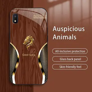 Suitable for [Galaxy A10e] New high-end luxury wood grain zodiac mobile phone case New business simple explosion-proof mobile phone case Affordable price Anti-fall and anti-fingerprint 995