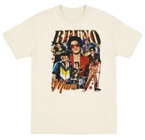 [FREE SHIP] Bruno "The Romantic" Tour Tee, Mars 2026 Music Hot New Album T-shirt, The Romantic Tour Merch, Unisex Y2K Cotton Tee, R&B Music Top, Graphic Tees