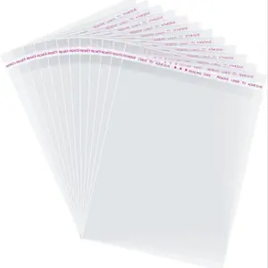 100/200pcs Self-Seal Glass Paper Bags, 4.7x7 Inches Transparent Cookie Bags, Reusable Seal, Halloween Christmas Packaging