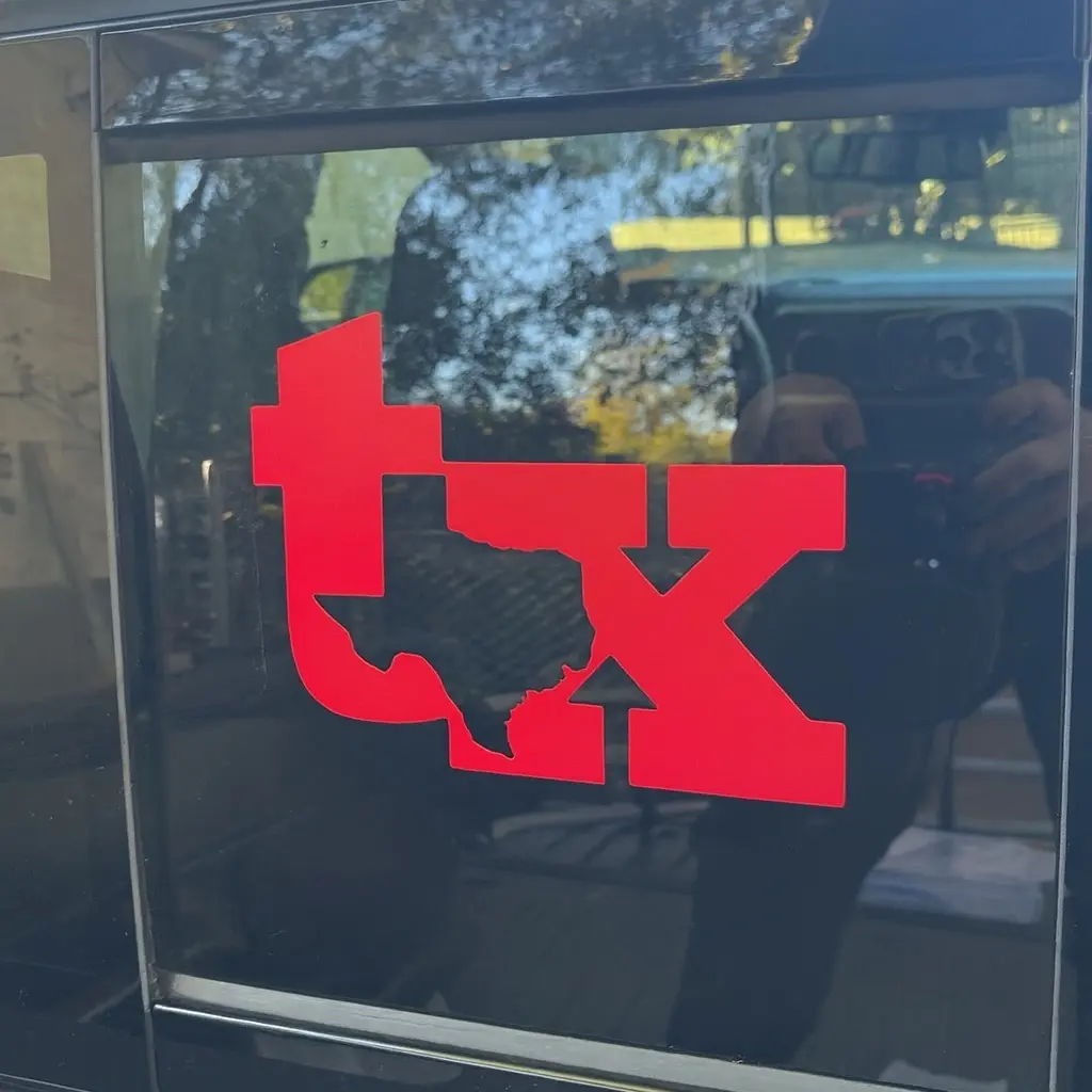 TX Texas State Outline Vinyl Decal - Vehicles - Durable Vinyl Material car truck decor