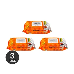 FRESHIPPO 60 Count Kitchen Cleaning Wipes - Degreaser & Stain Remover for Dishes, Counters, Stovetops - Multipurpose Household Wipes (3 Pack)