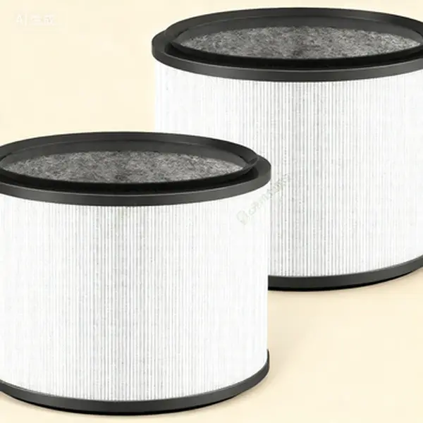 Replacement HEPA Filter 2-Pack for Dyson HP01 HP02 DP01 DP02 Air Purifiers, Compatible with Part 968125-03, Pet Hair & Allergen Reduction, Washable and Reusable, High-Performance Air Purification