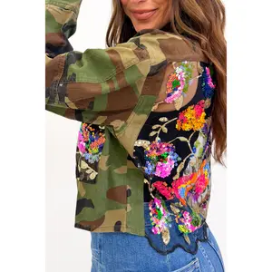 Hidden Gems Camo Shacket