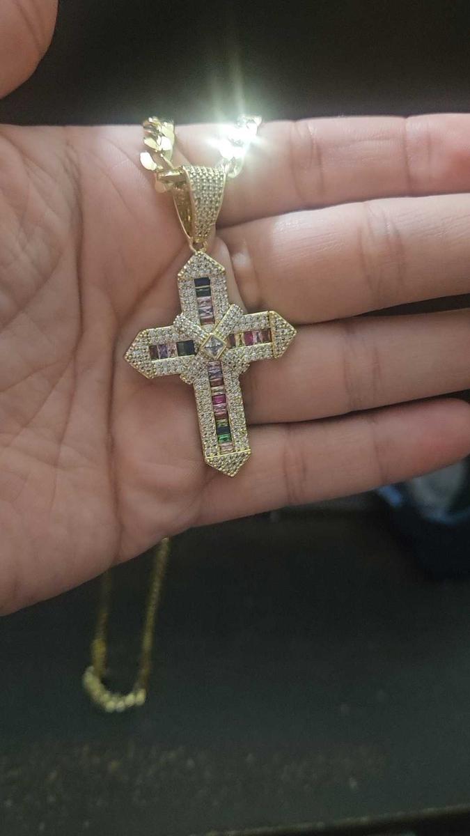 Item: Concave Colorful Cross