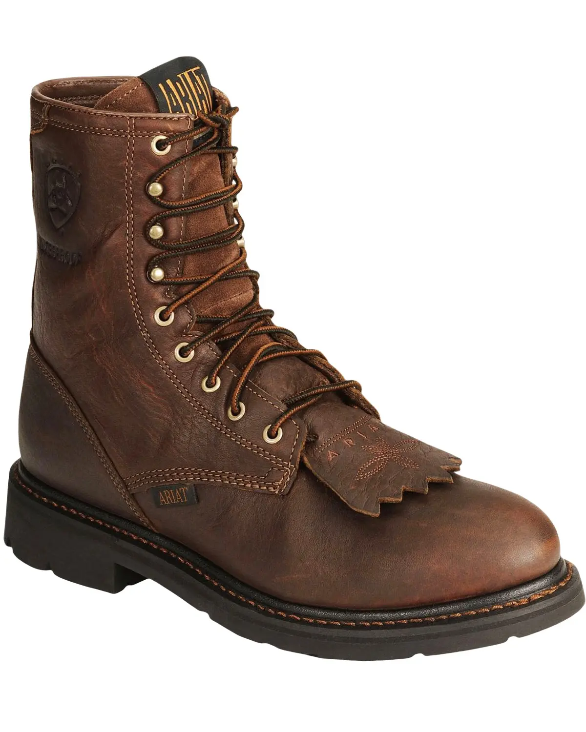 Ariat Men's Waterproof Cascade H20 8" Lace-Up Work Boot Soft Toe - 10002397