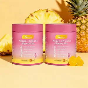 ‌‌Daily Feminine Balance Hawaiian Pineapple Probiotic Gummies 60ct - Natural Extracts pH Support Chewy Treats | our Prebiotic-Infused Tangy TikTok-Viral Tropical Multivitamin Edible Snacks