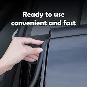 [ 31.50inch*2Pcs ] for Tesla Model 3/Y/X/S Car Door Edge Seal Strip Rubber Weatherstrip Waterproof Soundproof Auto Sealant Strip Vehicle Interior