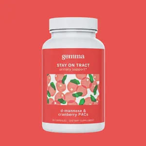 Stay on Tract - UTI Support for Women - Cranberry + D-Mannose (36mg PACs) - Daily Urinary Tract Cleanse - 60 Capsules