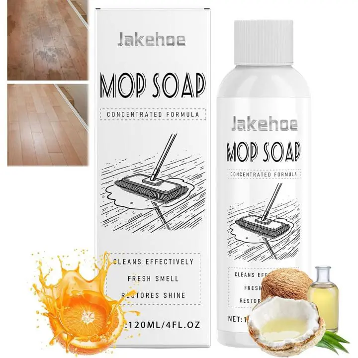 Household Mop Soap - Highly Scented, Easy to Use, Long-Lasting Fragrance, Ideal for Floor Cleaning, Bucket