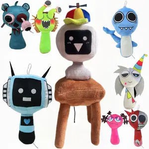 Sprunki Plush Toys Sprunki Incredibox Plushie Sprunki Soft Game Cartoon Pillow Kids Birthday Gifts Stuffed Dolls Christmas Gift