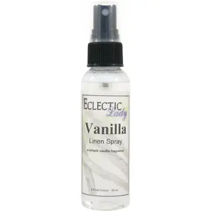 Vanilla Linen and Sheet Spray - No Artificial Colors, Parabens, or Preservatives - Long-Lasting Scent for Bed, Fabric & Pillow