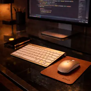 Portable Wireless Metallic Keyboard And Mouse