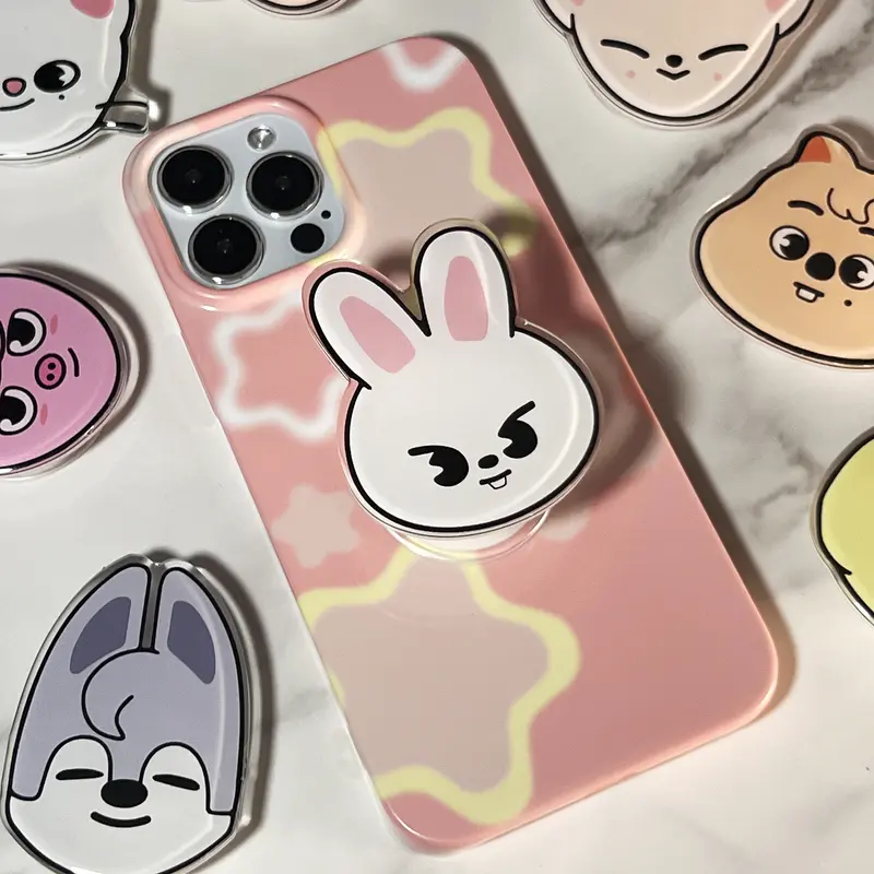 KPOP Phone Grip Holder Stand Mount Magnetic Adhesive