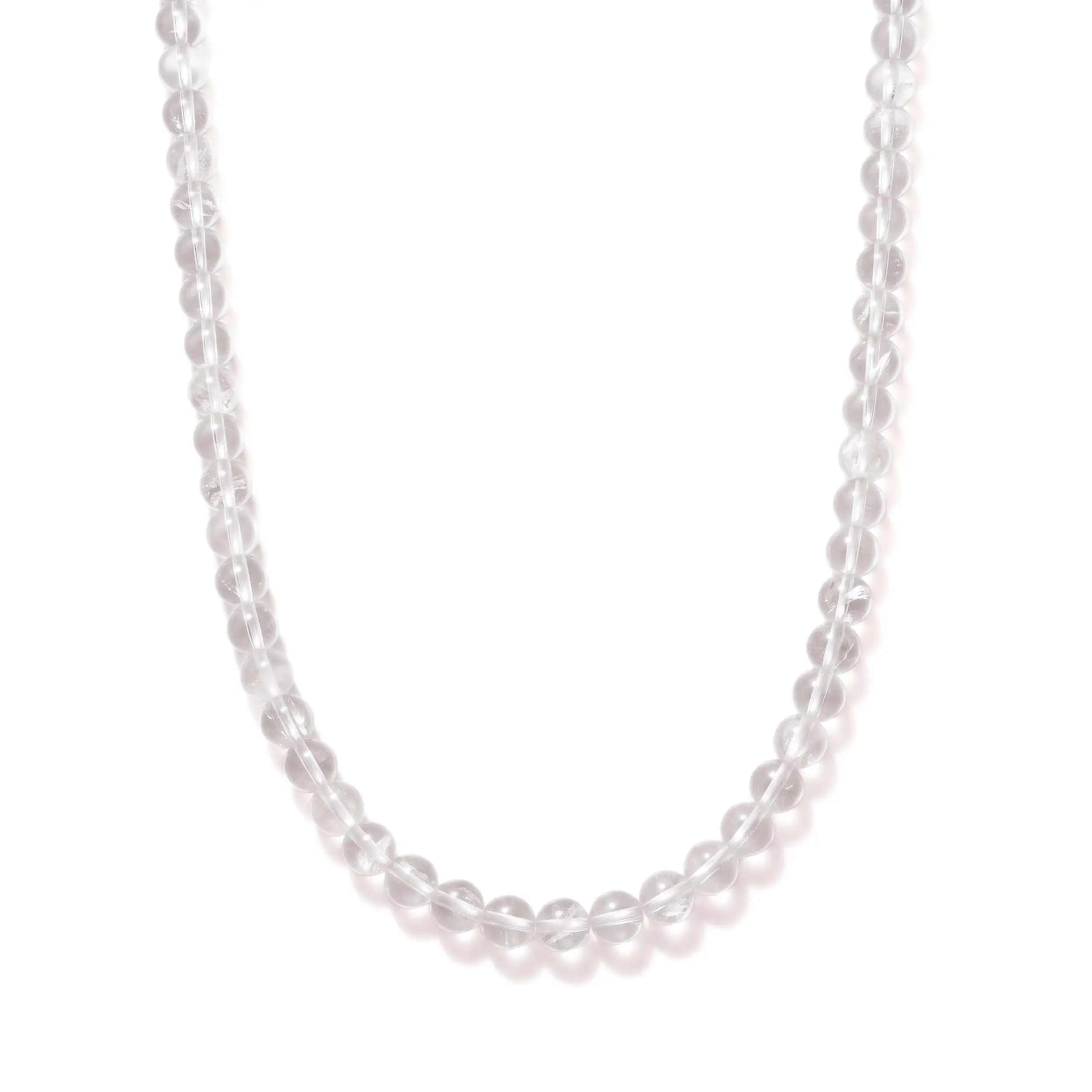 Clear Quartz Beaded Necklace