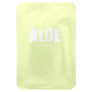 Lapcos Aloe Beauty Sheet Mask, Soothing, 1 Sheet, 1.11 fl oz (33 ml)