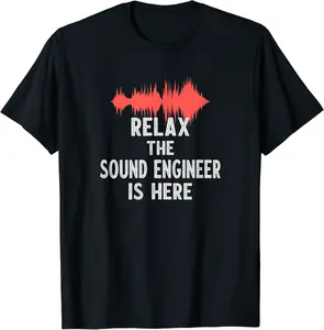 Sound Engineer Studio Audio Design For Audio Engineers T-Shirt - Fionakast Shop 96B0B1XLTQ3D