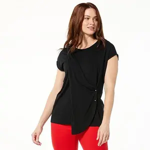 GREY by Jhoan Sebastian Grey Drape-Front Tee