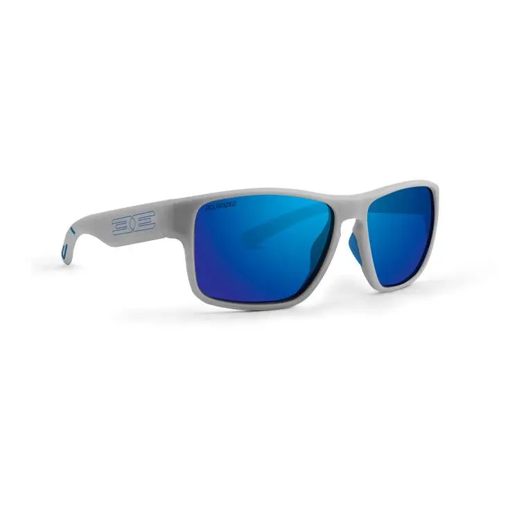 Epoch Eyewear Charlie Charter Polarized Sunglasses – Gray Frame Blue Mirror Lens