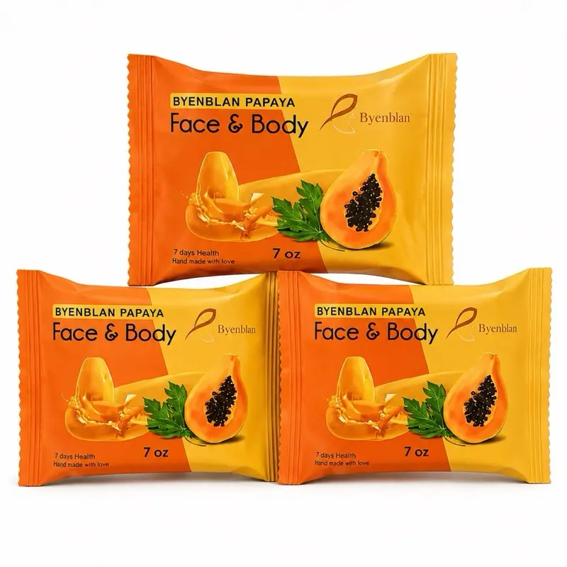 3 pieces  papaya Soap Body care