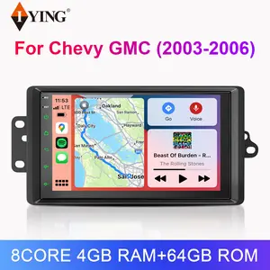 IYING Car Stereo for 2003-2006 Chevrolet Chevy Silverado Tahoe GMC Sierra Yukon, 7'' Touch Screen Android 13 Car Radio Support Wireless Carplay and Android Auto , GPS/Bluetooth/DSP/SWC/FM