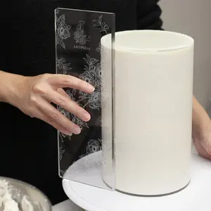 Acrylic  12" Bench Scraper for Icing Frosting Buttercream 12"
