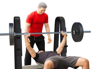 Lift Grips — Bench Press Bar Grips for Weightlifting Thick Cushion for Hand Comfort Adjustable Hook and Loop Strap Anti-Slip Design for Secure Fit Best Lifting Grips 2025