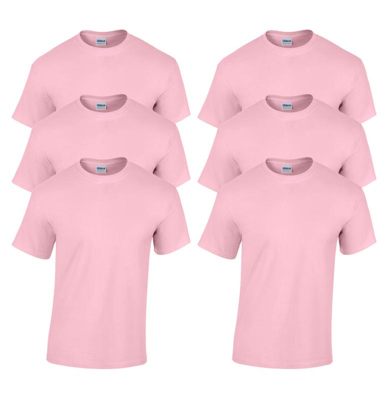 6-PACK - Gildan G500 Adult Heavy Cotton 5.3 oz T-Shirt